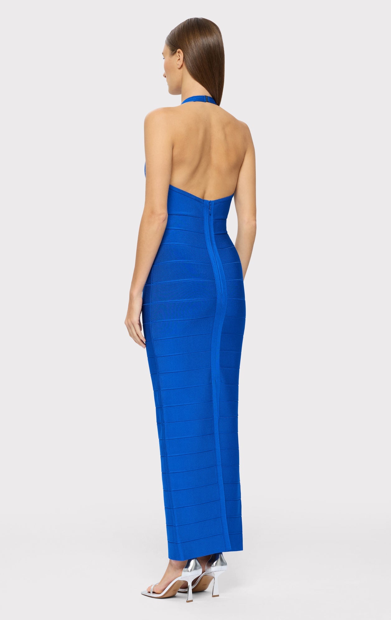 Halter Bandage Gown | Bright Blue