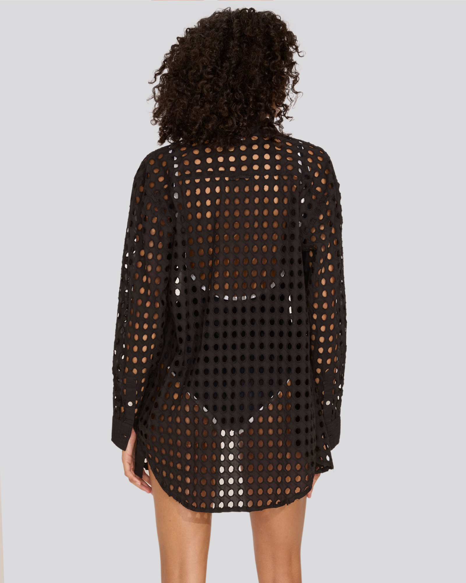 The Eyelet Oxford Tunic - Solid & Striped