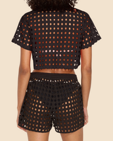 Womens | Charlie Short Classic Eyelet | Noir