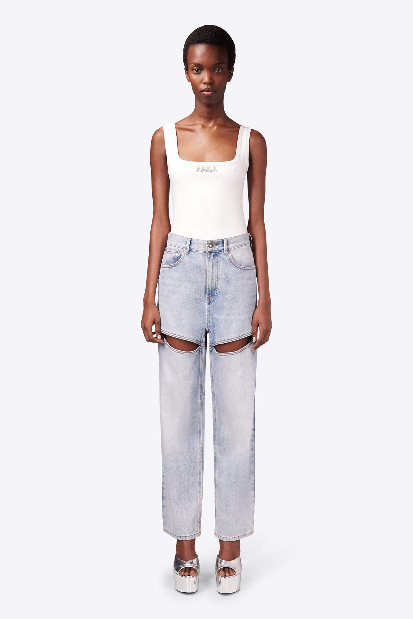 Slit Jean | Light Blue
