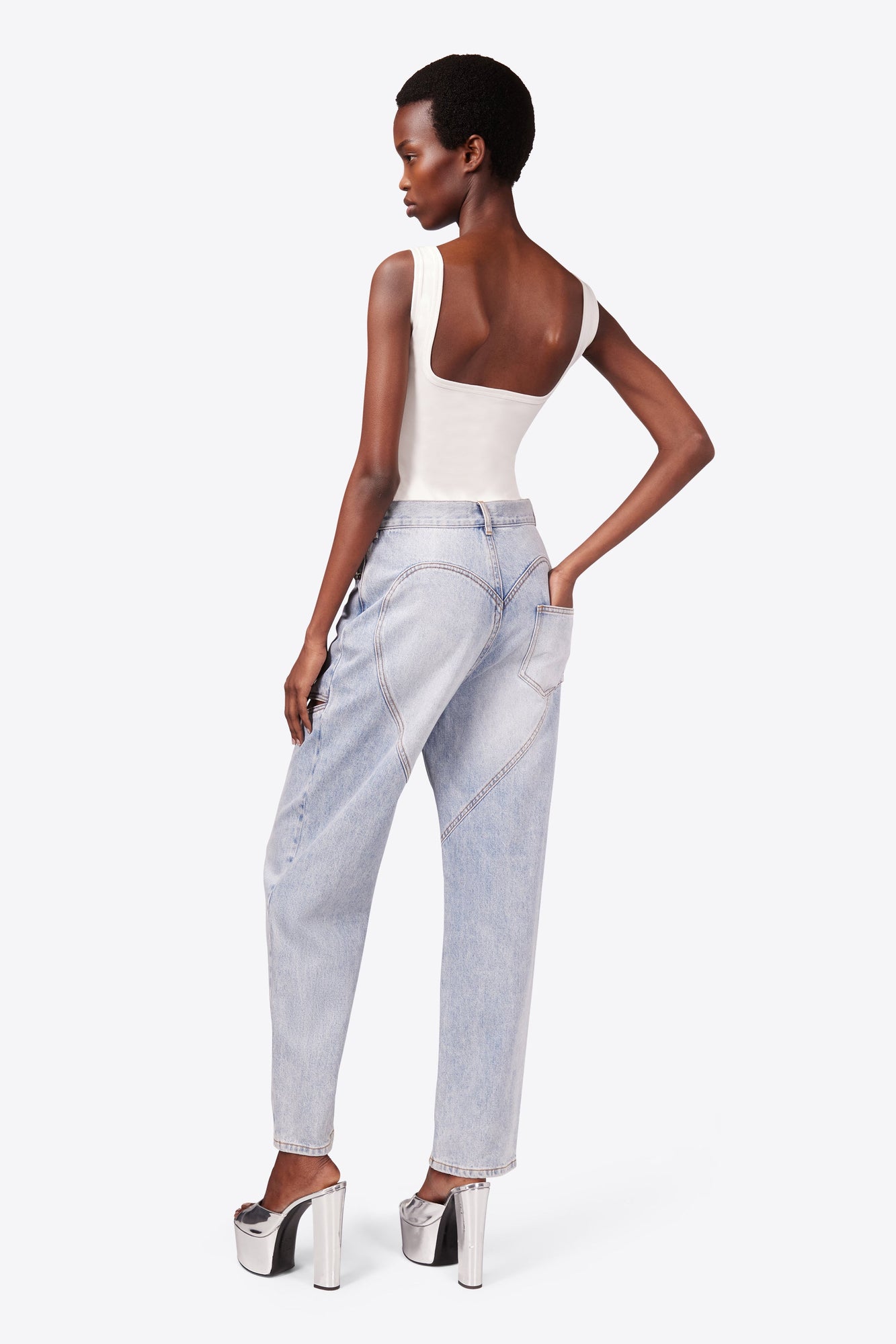 Slit Jean | Light Blue