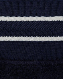 Afador Towelling Navy Classic Fit Double-Faced Towelling Sweat Shorts | Navy