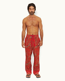 Vermillion Solo Fantasy Relaxed Fit Poplin Lounge Pants | Vermillion