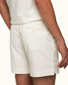 Sea Mist Corduroy Drawcord Mid-Length Shorts | Sea Mist