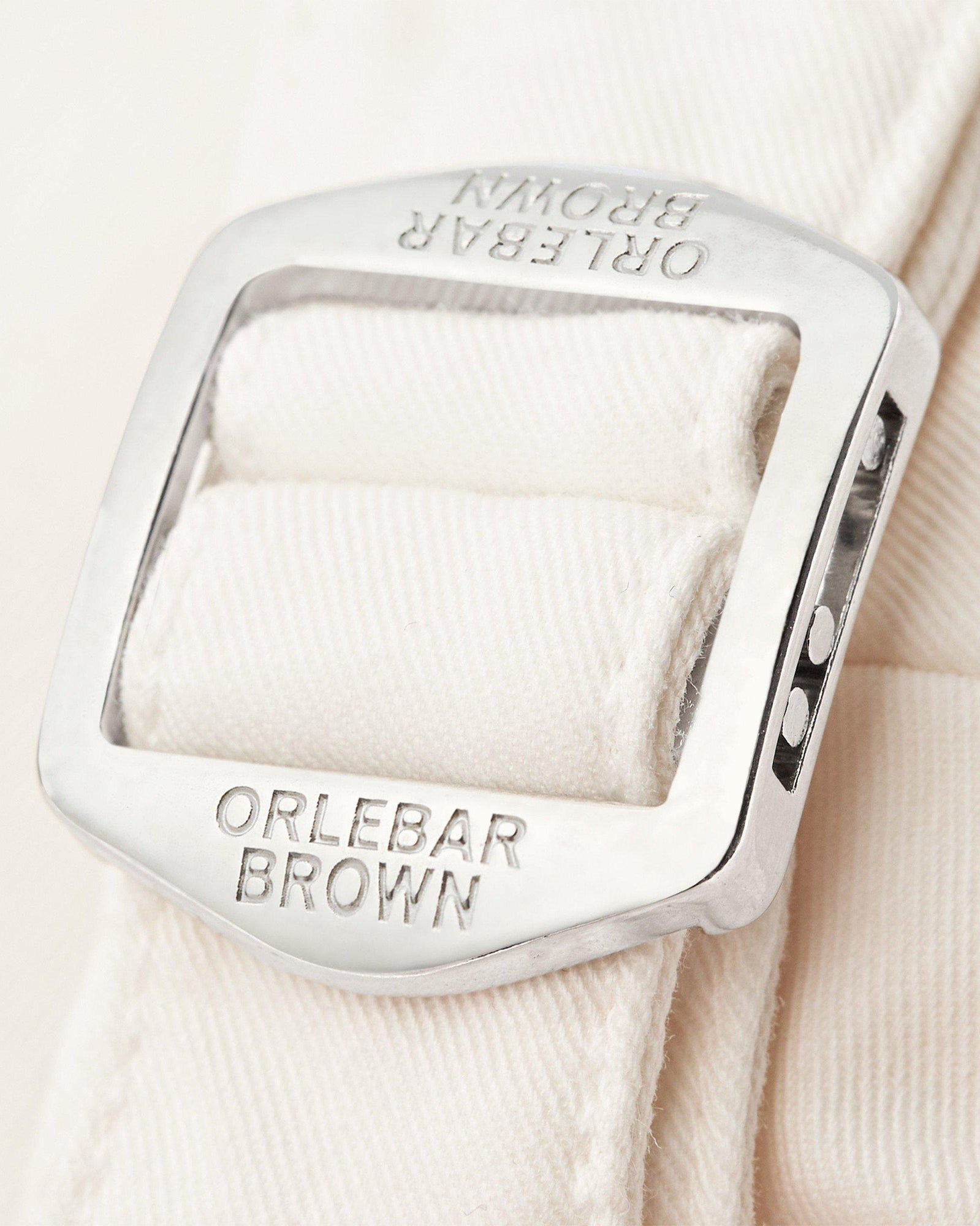 Bulldog Cotton Twill White Sand Mid-Length Cotton Twill Shorts | White Sand