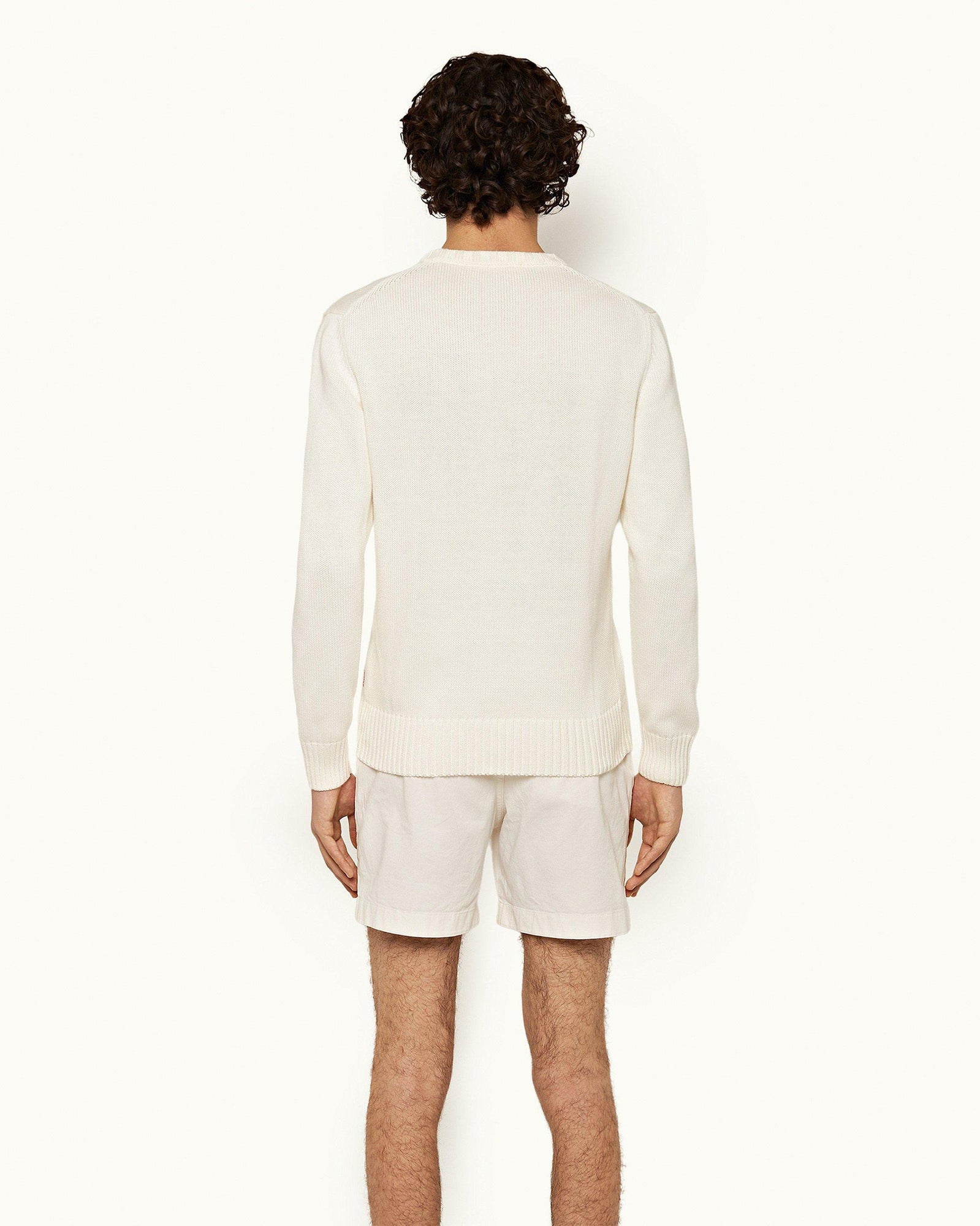 Men | Bulldog Cotton Twill Short | White Sand