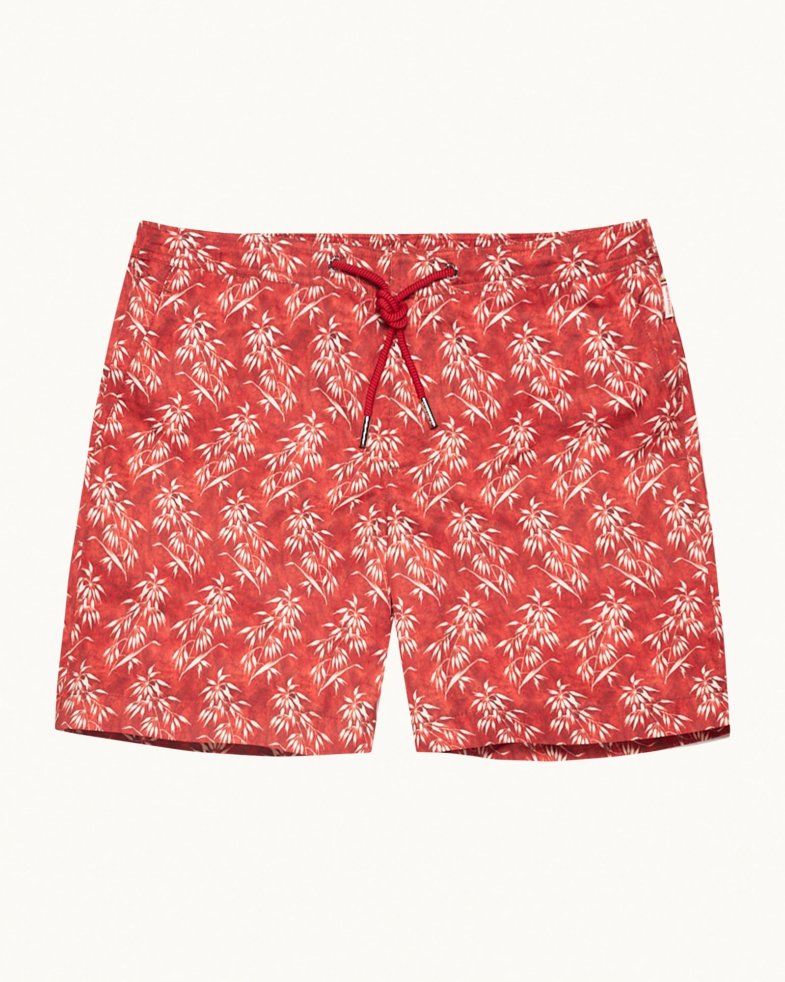 Men | Bulldog Drawcord Swim Boxer | Summer Red/White Sand