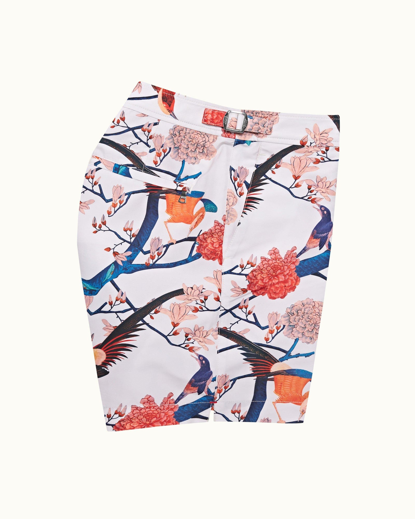 Bulldog White Sand Flight Of Fantasy Mid-Length Swim Shorts | White Sand