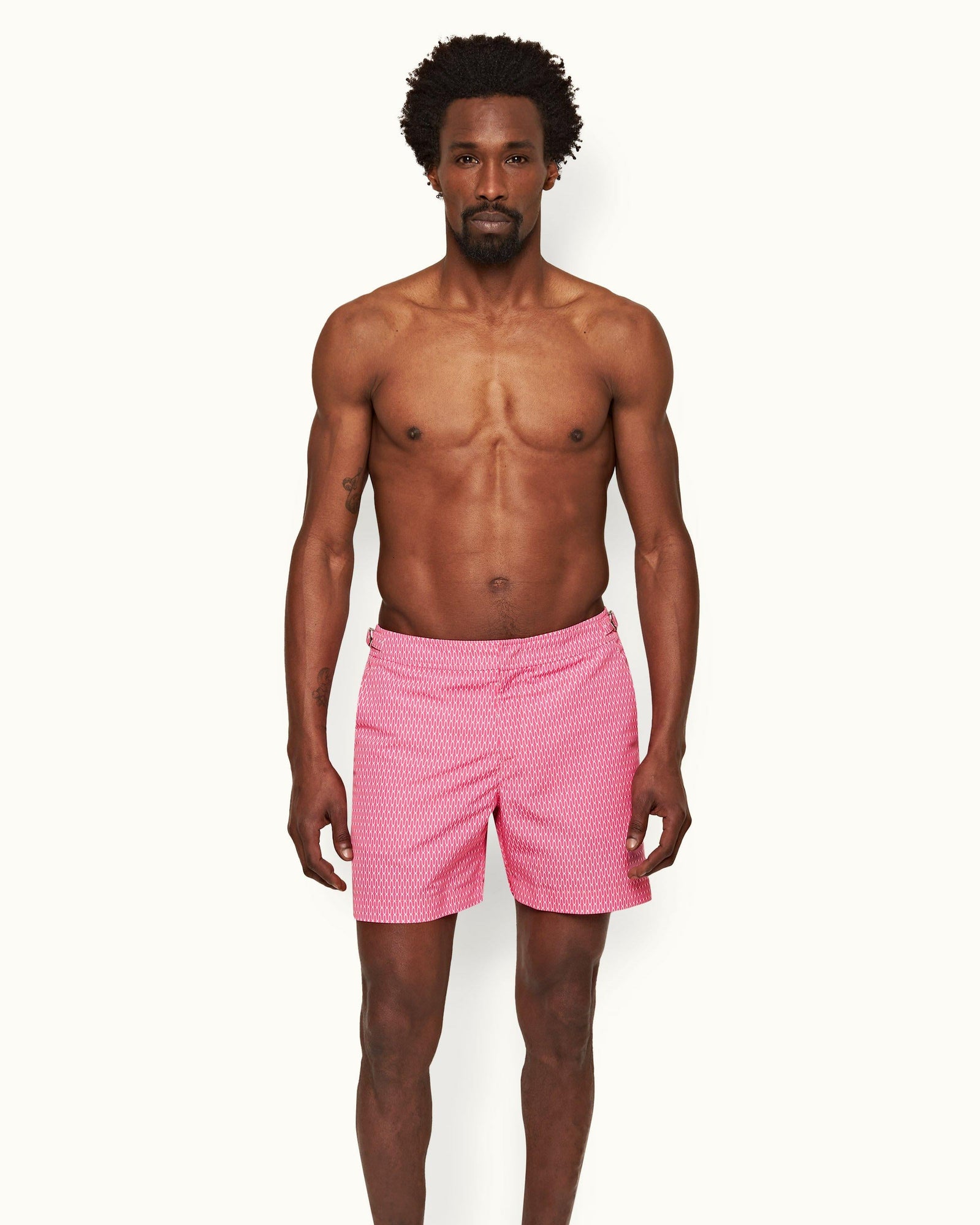 Men | Bulldog Swim Boxer | Wham/White