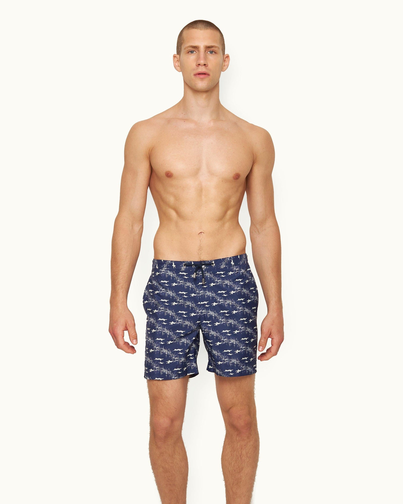 Midnight Navy/Sea Mist Living Dream Mid-Length Swim Shorts | Midnight Navy/Sea Mist