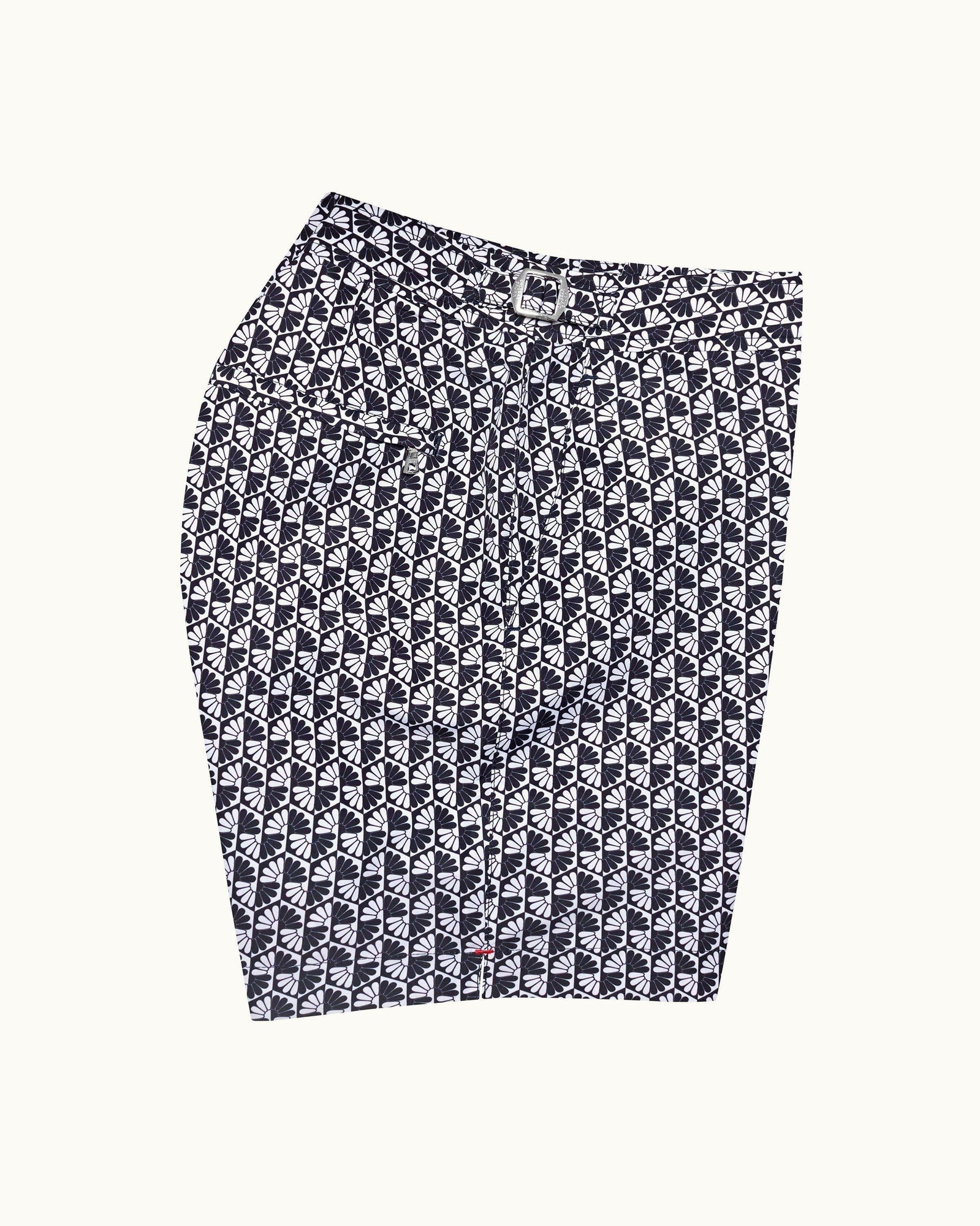 Bulldog Navy/White Otaru Mid-Length Swim Shorts | Navy/ White