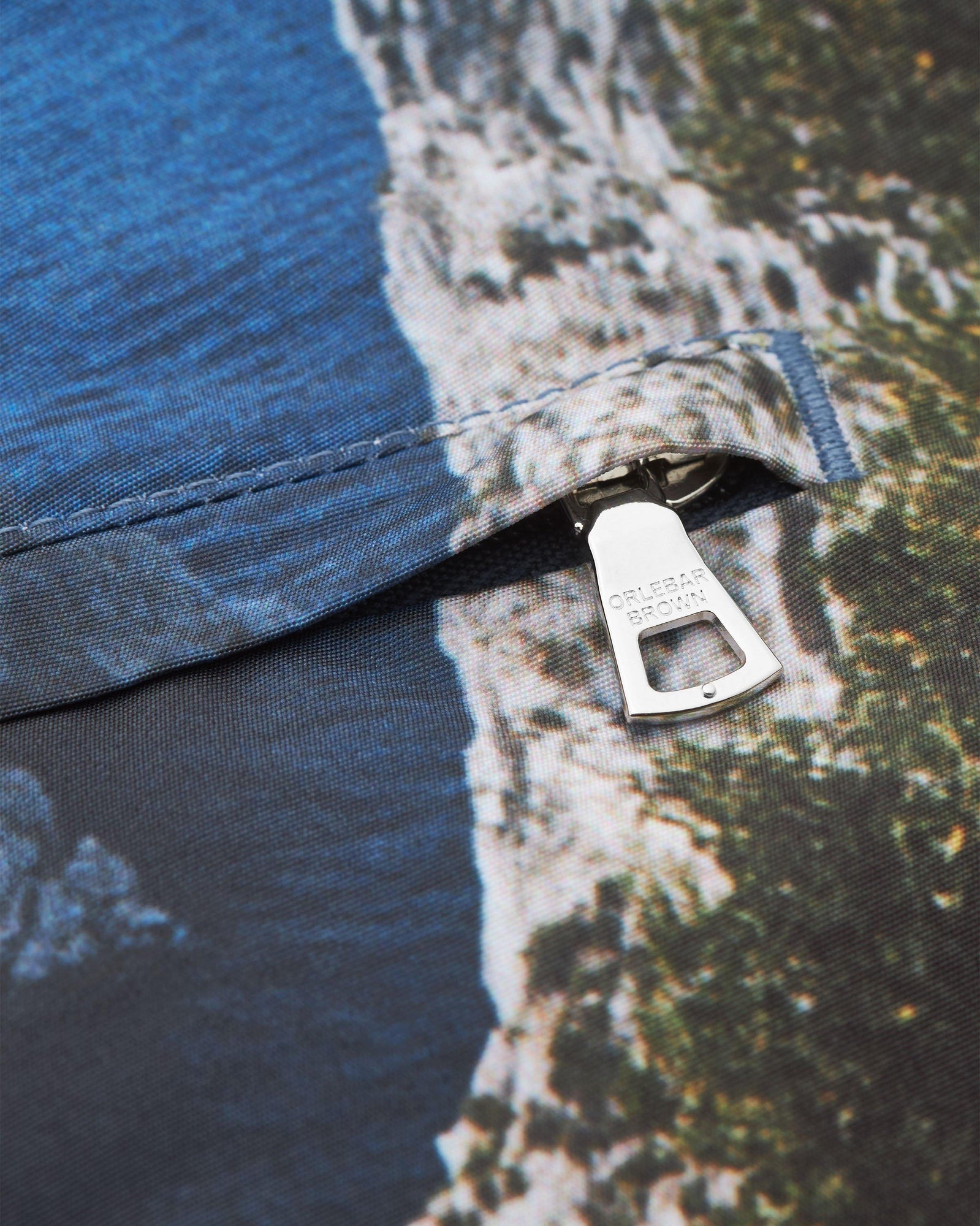 Bulldog Terrace Photographic Print Mid-Length Swim Shorts Woven In France | Terrace