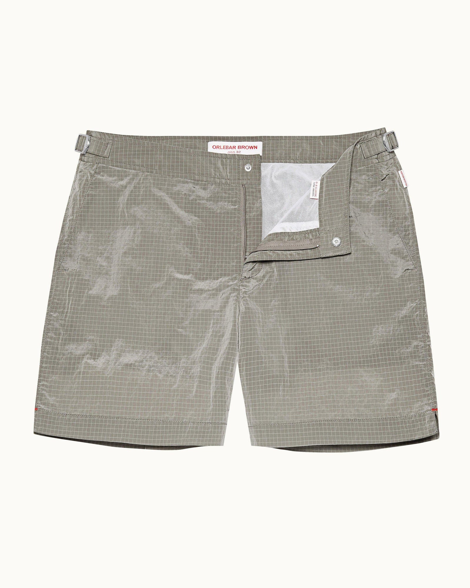 Seal Grey Ripstop Mid-Length Swim Shorts | Seal Grey