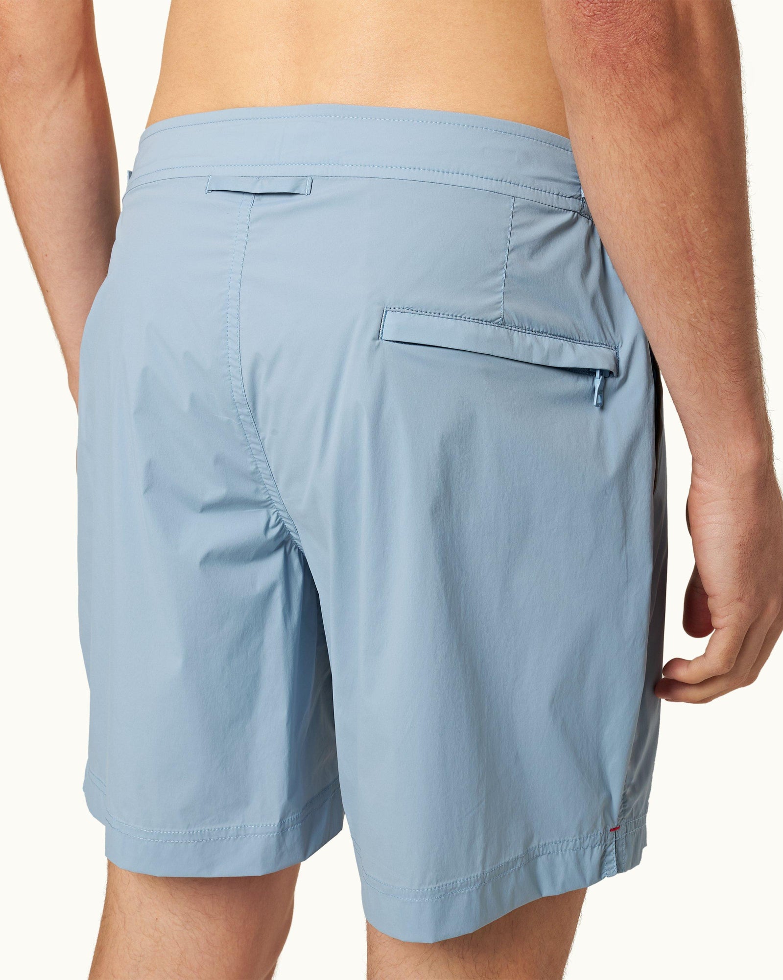 Bulldog Sport Mid-Length Swim Shorts In Blue Ash | Blue Ash