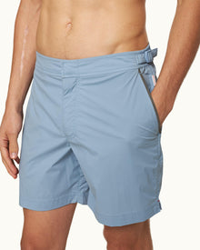 Bulldog Sport Mid-Length Swim Shorts In Blue Ash | Blue Ash
