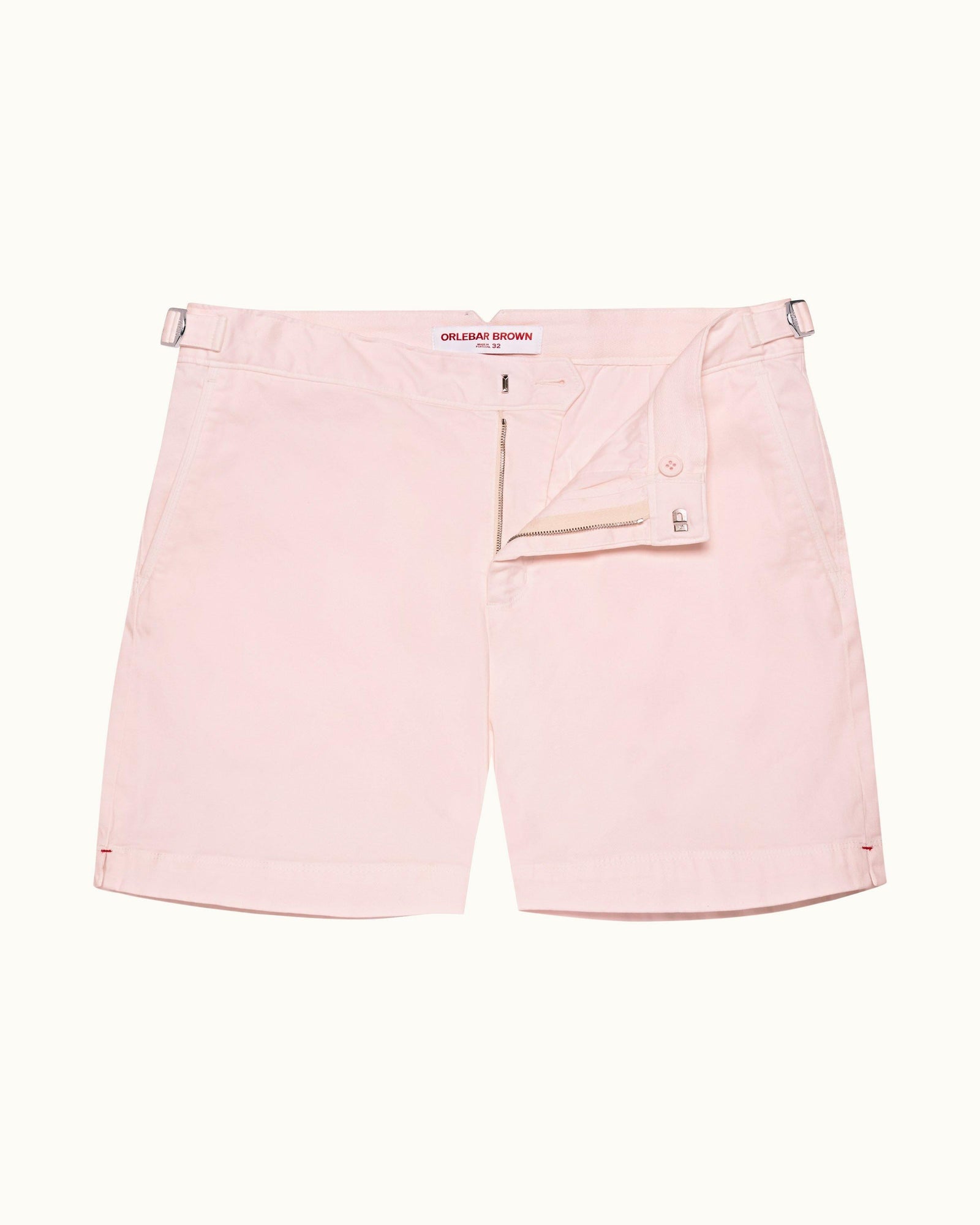 Bulldog Stretch-Cotton Rose Mid-Length Stretch-Cotton Shorts | Rose
