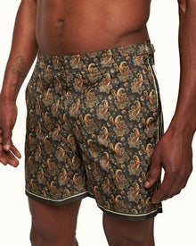 Palm Sunny Paisley Mid-Length Swim Shorts | Palm