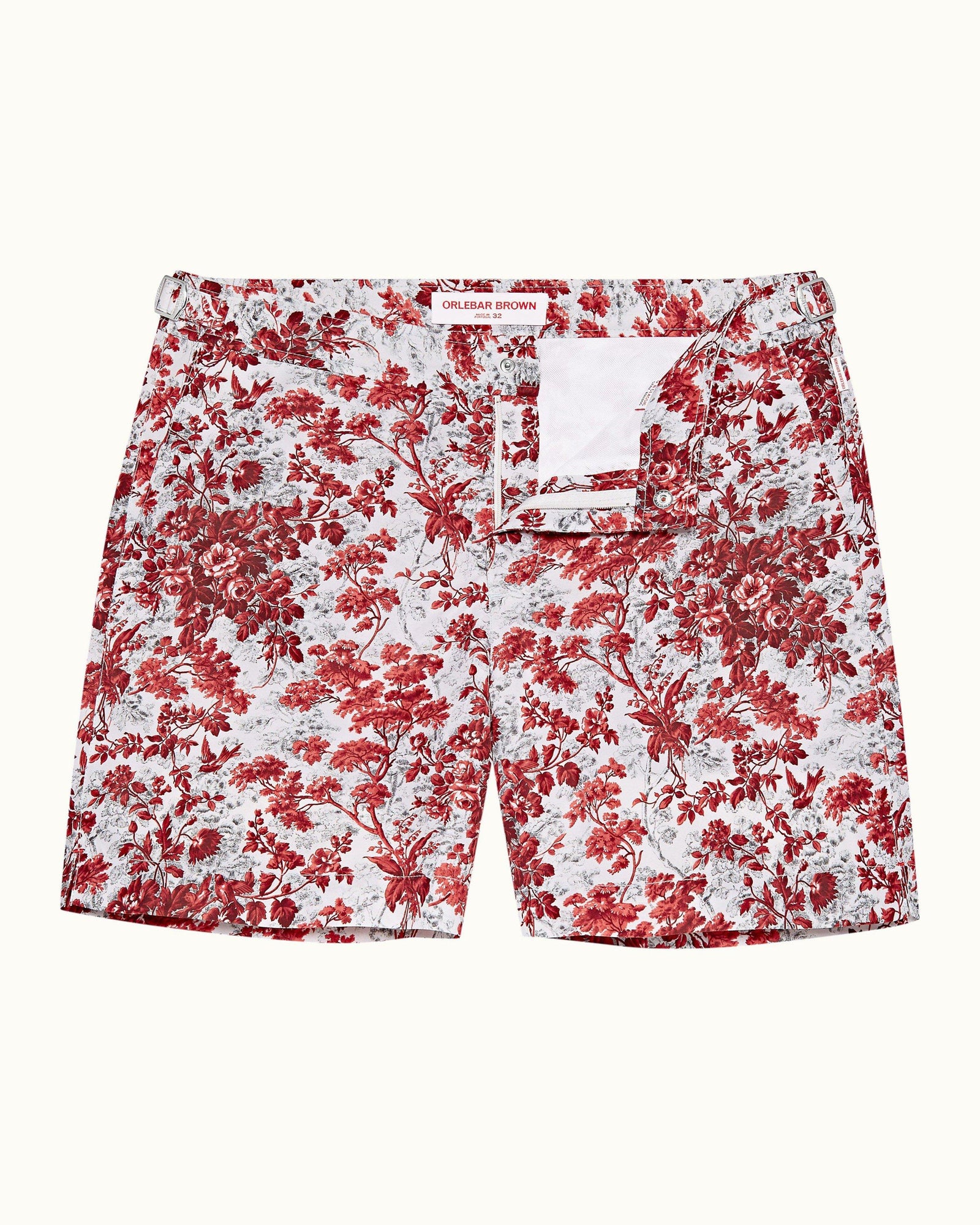 Bulldog Rose/Vintage Rose Vintage Garden Mid-Length Swim Shorts | Rose/Vintage Rose