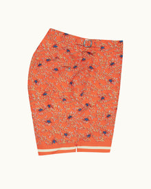 Wonder Full Print Mid-Length Swim Shorts Woven In France in Havana Sun colour | Havana Sun