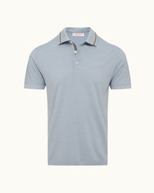 Men | Dominic Tipping Polo | Light Sky Pool
