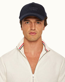 Ellwood Towelling Night Iris Branded Towelling Trucker Cap | Night Iris