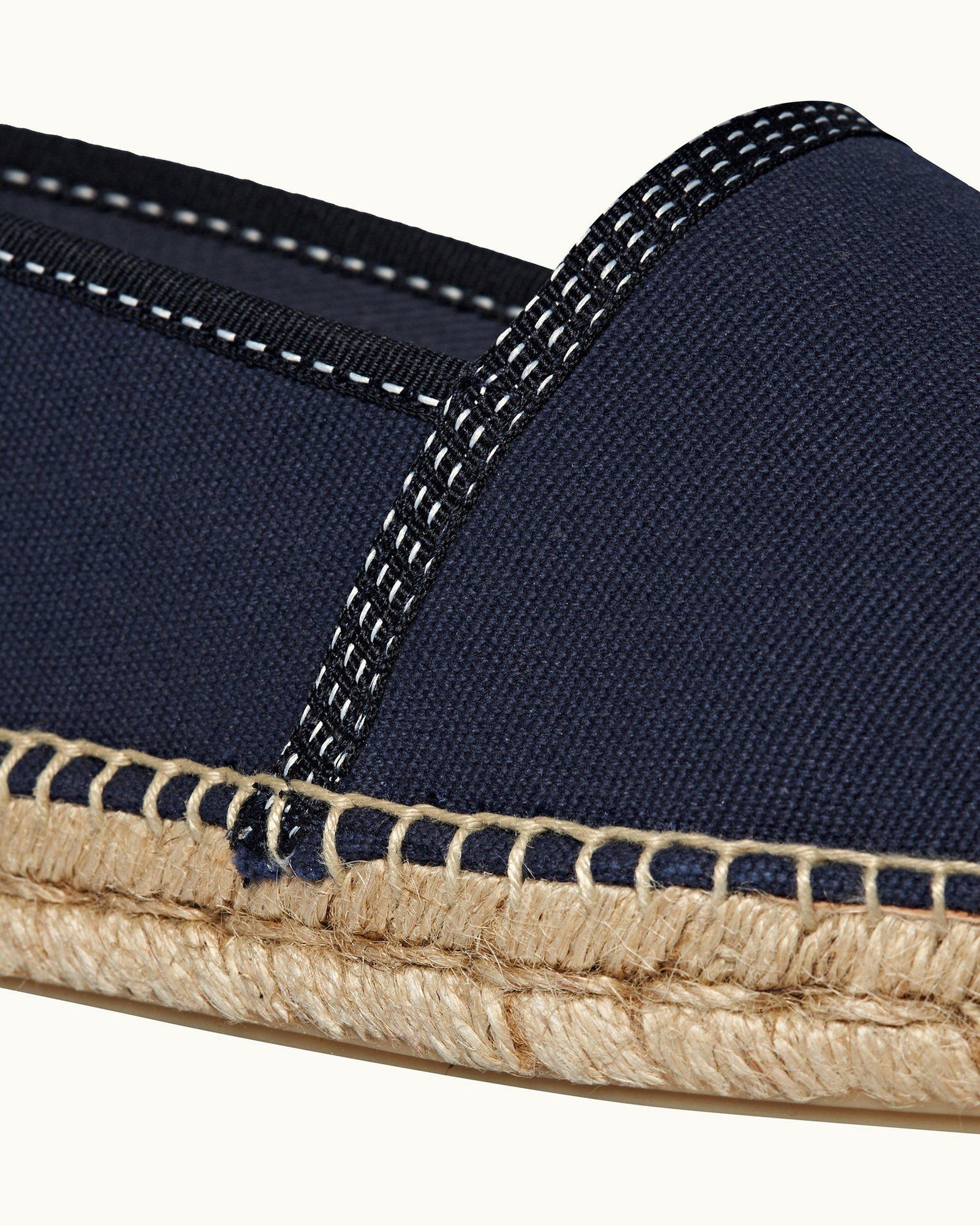 Fleet Midnight Navy Sail Stitch Espadrilles | Midnight Navy