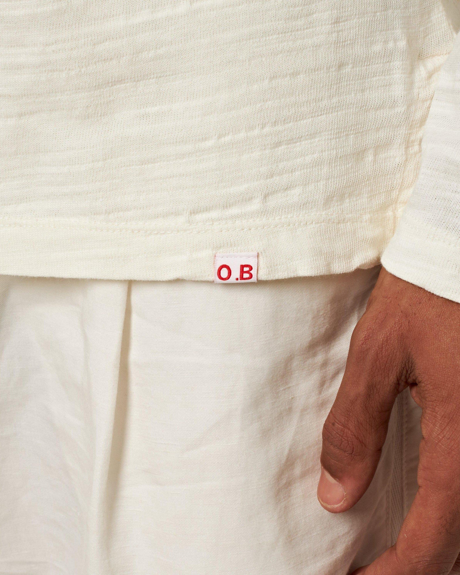 White Sand Classic Fit Garment Dye Long-Sleeve T-shirt | White Sand