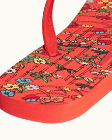 Vermillion Solo Fantasy Flip Flops | Vermillion