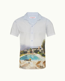 Hibbert Kaufmann Cocktail Photographic Print Classic Fit Capri Collar Shirt | Kaufmann Cocktail
