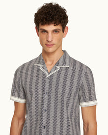 Men | Hibbert Shirt | Night Iris/White Sand