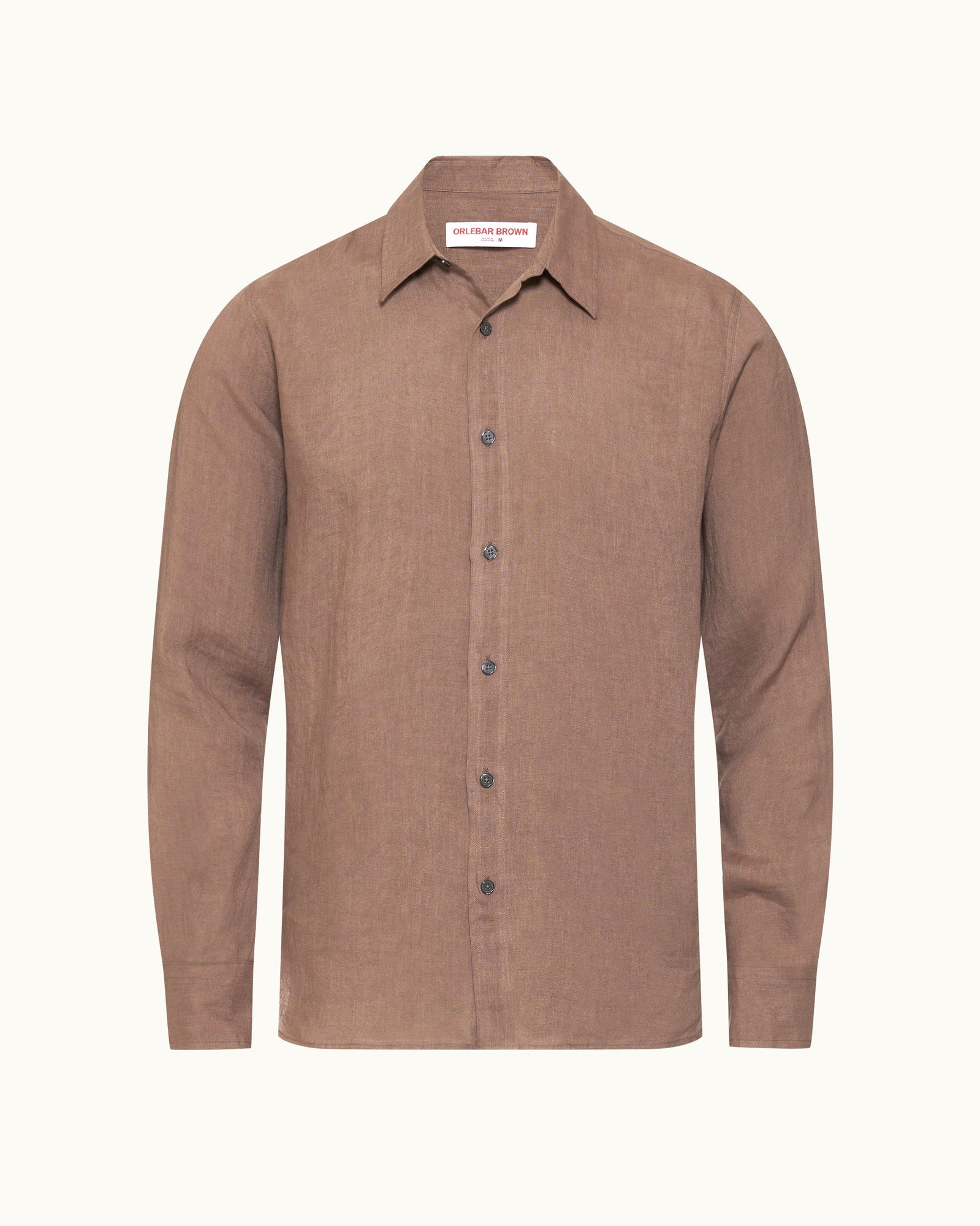 Relaxed Fit Luxury Italian Linen Shirt In Plum Wine Colour | Plum Wine