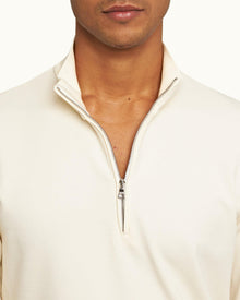 Sea Mist Classic Fit Articulated Half-Zip Sweatshirt | Sea Mist