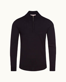 Neilson Merino Navy Half-Zip Merino Jersey Pullover | Navy