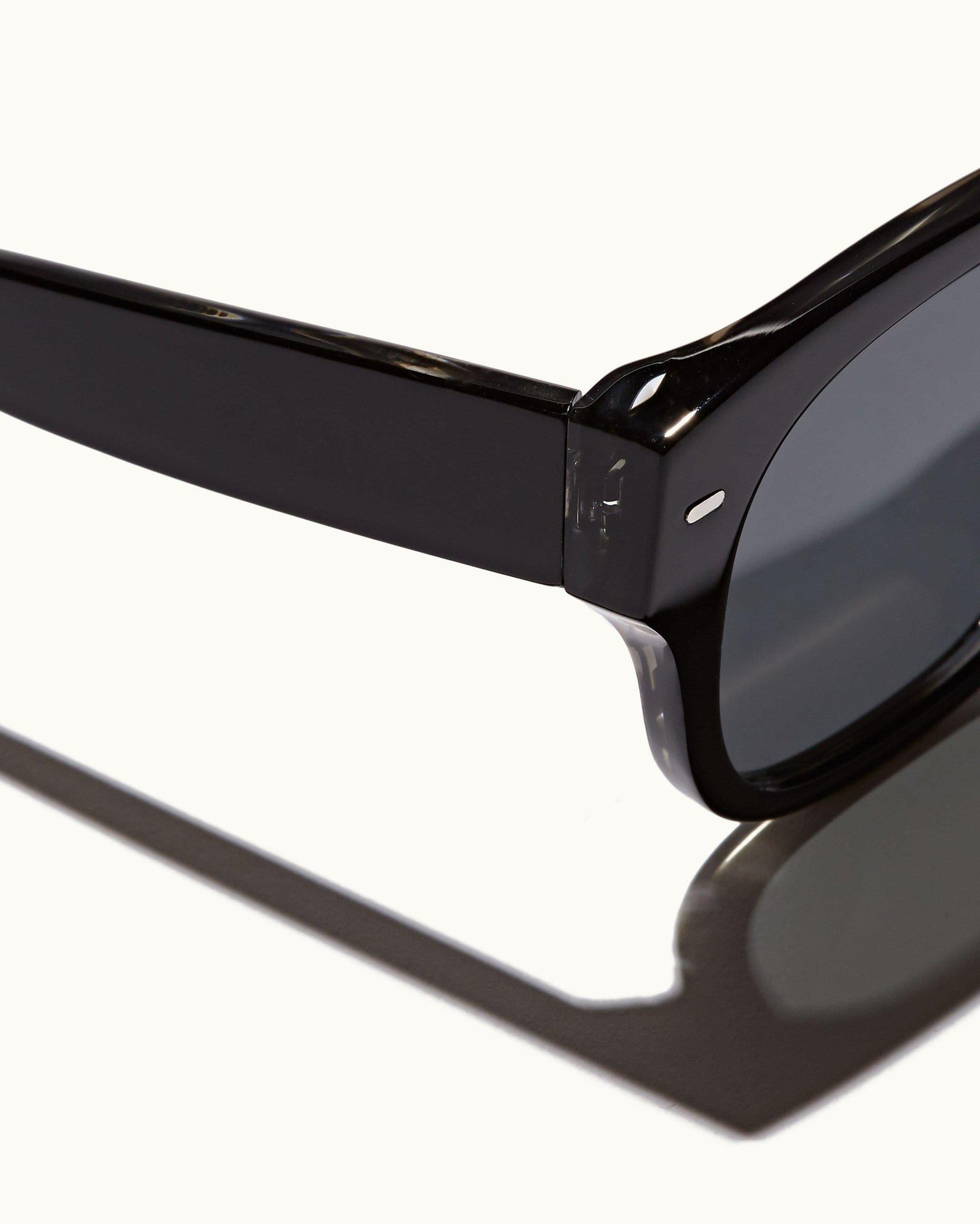 Nerano Black D Frame Sunglasses | Black