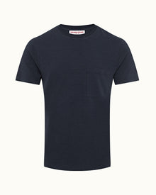 Ob Classic Tee Lagoon Blue Classic Fit Crewneck Garment Dye Cotton T-shirt | Lagoon Blue