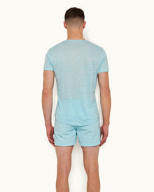 Pool Tailored Fit Crew Neck Linen T-shirt | Pool
