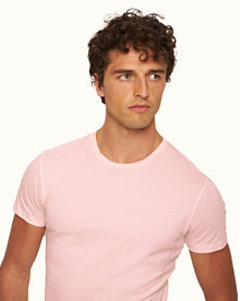 Ob-T Rose Tailored Fit Crewneck Cotton T-shirt | Rose