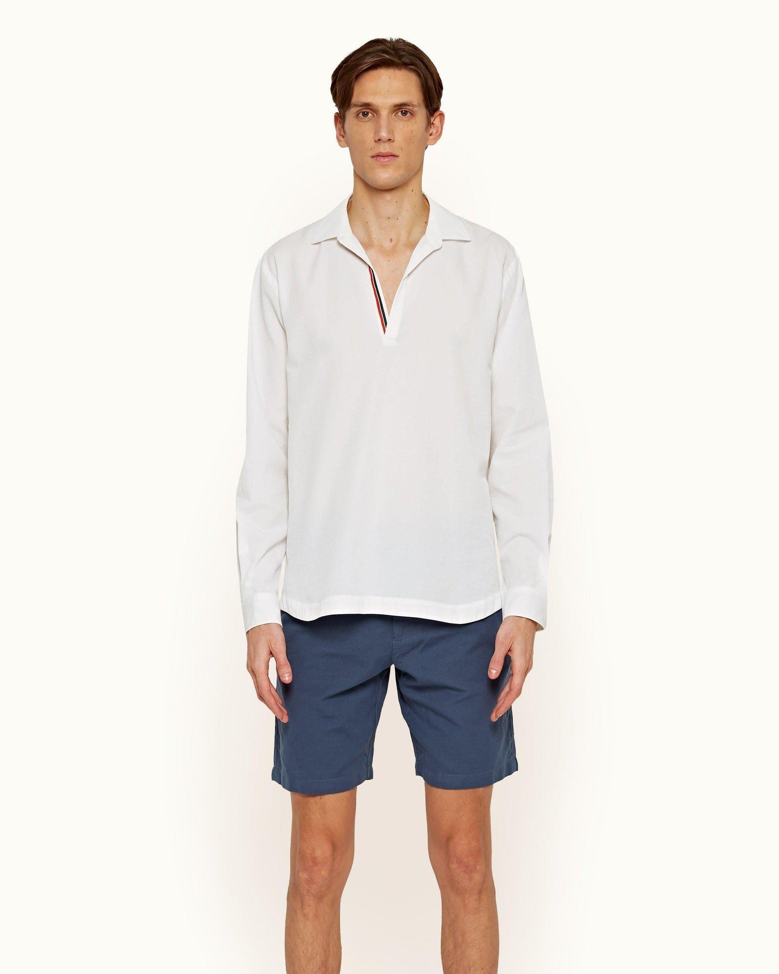 Ridley Cloud Overhead Waffle Texture Cotton Shirt | Cloud