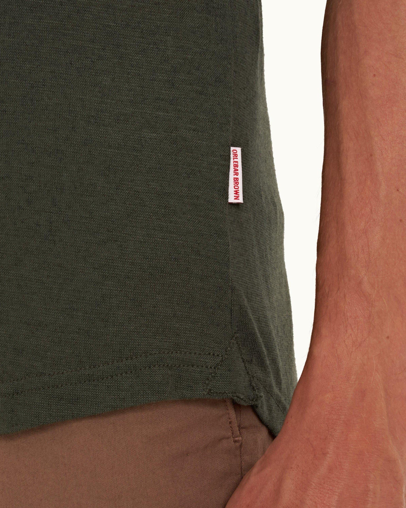 Sebastian Cashmere Forest Night Tailored Fit Cashmere Polo Shirt | Forest Night