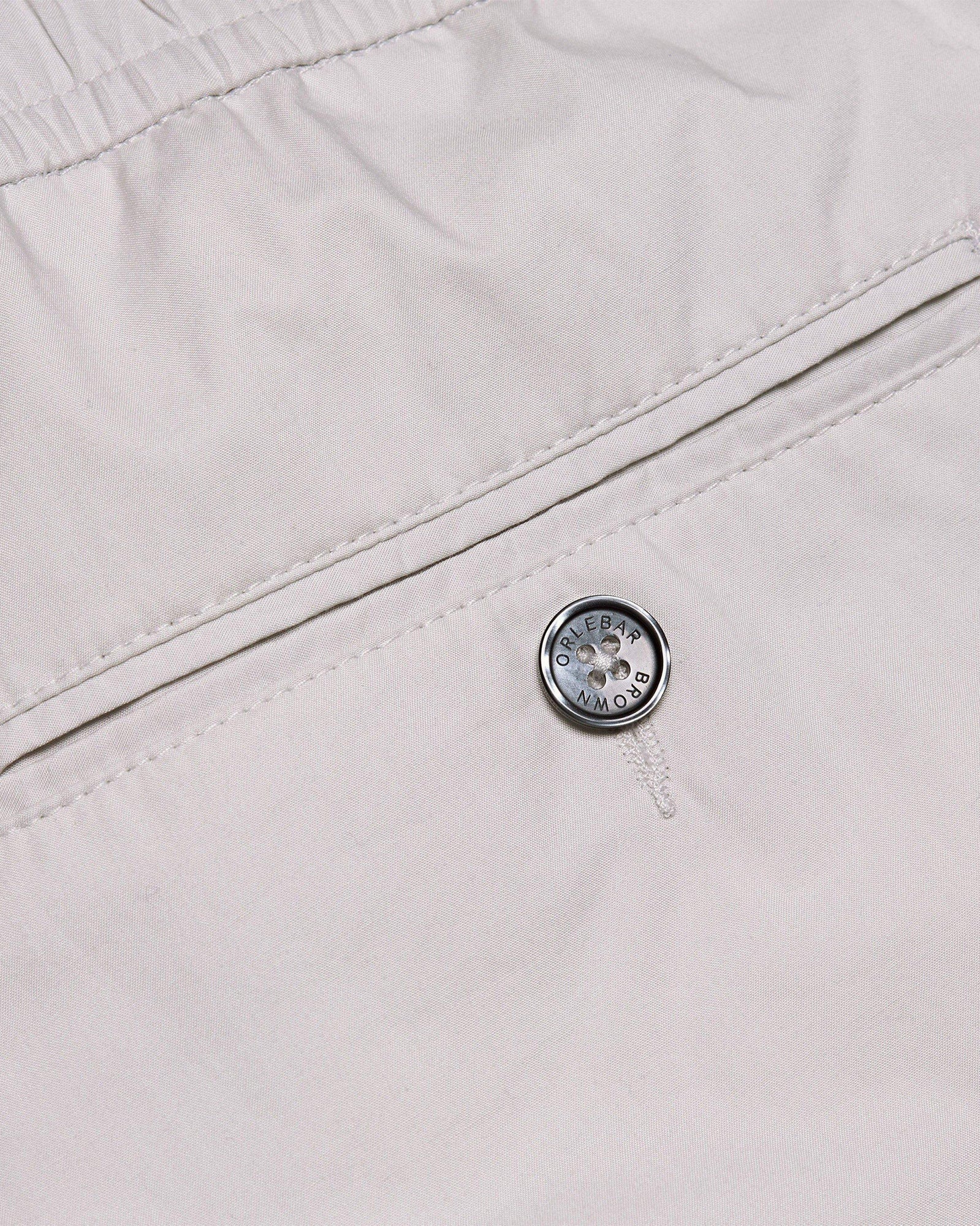 Oyster Grey Tailored Fit Single Pleat Stretch-Cotton Trousers | Oyster Grey