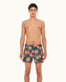 Multi Club Tropicana Print Shorter-Length Swim Shorts | Multi