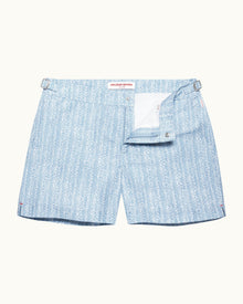 Setter Blue Ash Wavie Shorter-Length Swim Shorts | Blue Ash