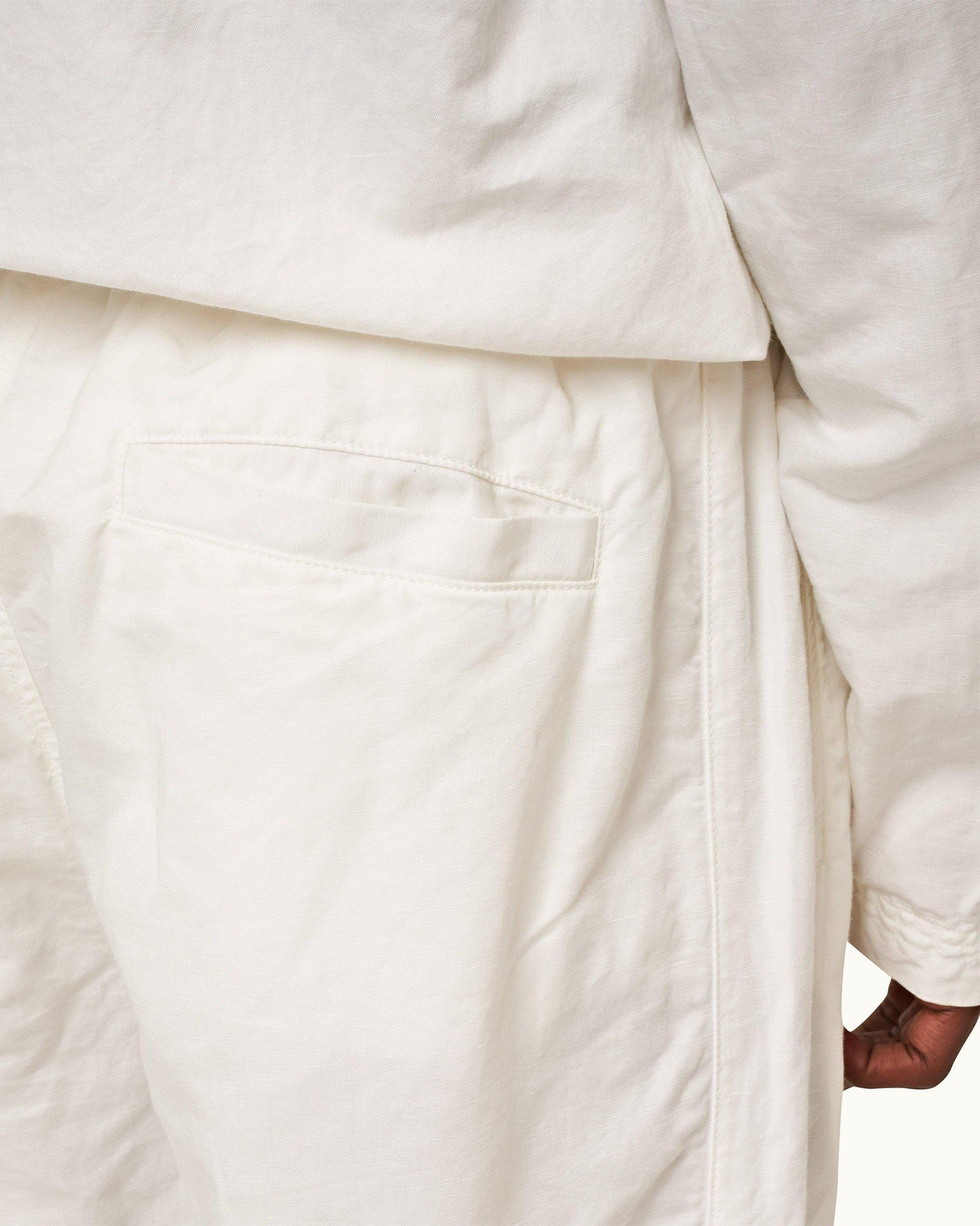 Sea Mist Tailored Fit Single Pleat Stretch-Cotton Trousers | Sea Mist