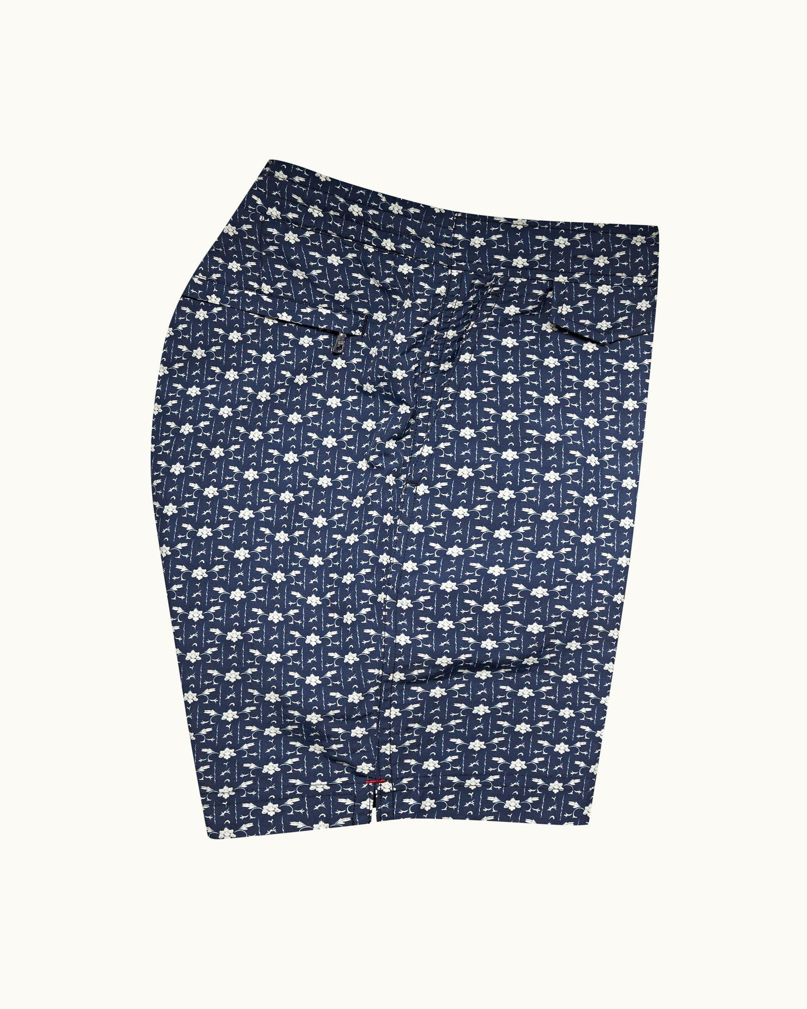 Dark Sapphire/Sea Mist Bandana Drawcord Mid-Length Swim Shorts | Dark Sapphire/Sea Mist