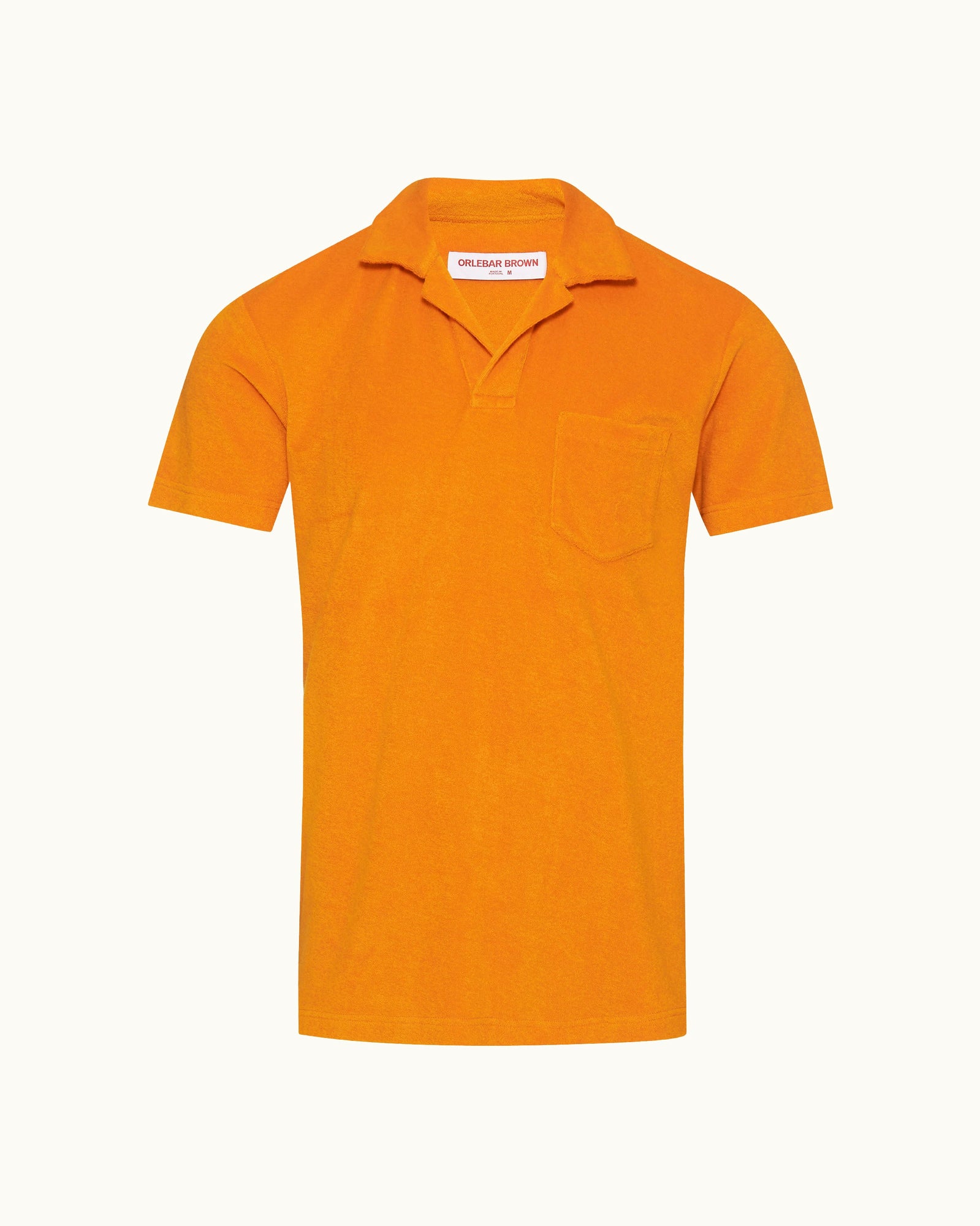 Men | Terry Towelling Polo | Ember