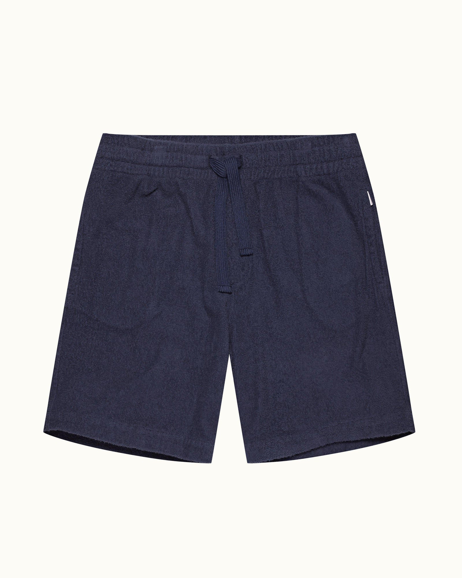 Lagoon Blue Classic Fit Towelling Drawcord Sweat Shorts | Lagoon Blue