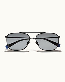 Tulum Satin Black Square Frame Sunglasses | Satin Black