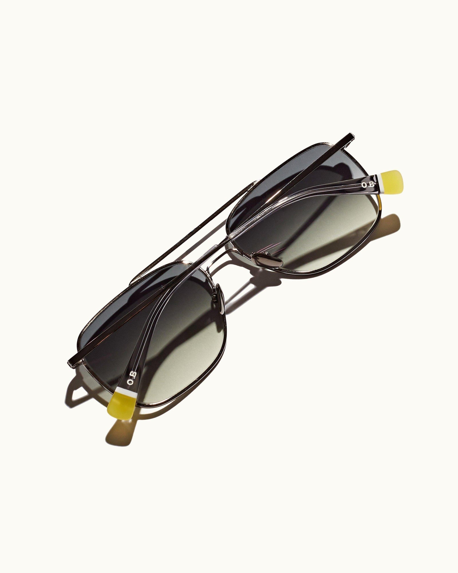 Tulum Shiny Steel Square Frame Sunglasses | Shiny Steel