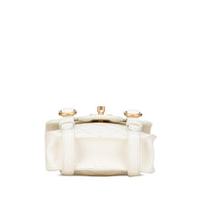 Chanel | Pre-Owned Mini Aged Calfskin City School Flap - II | White/Ivory