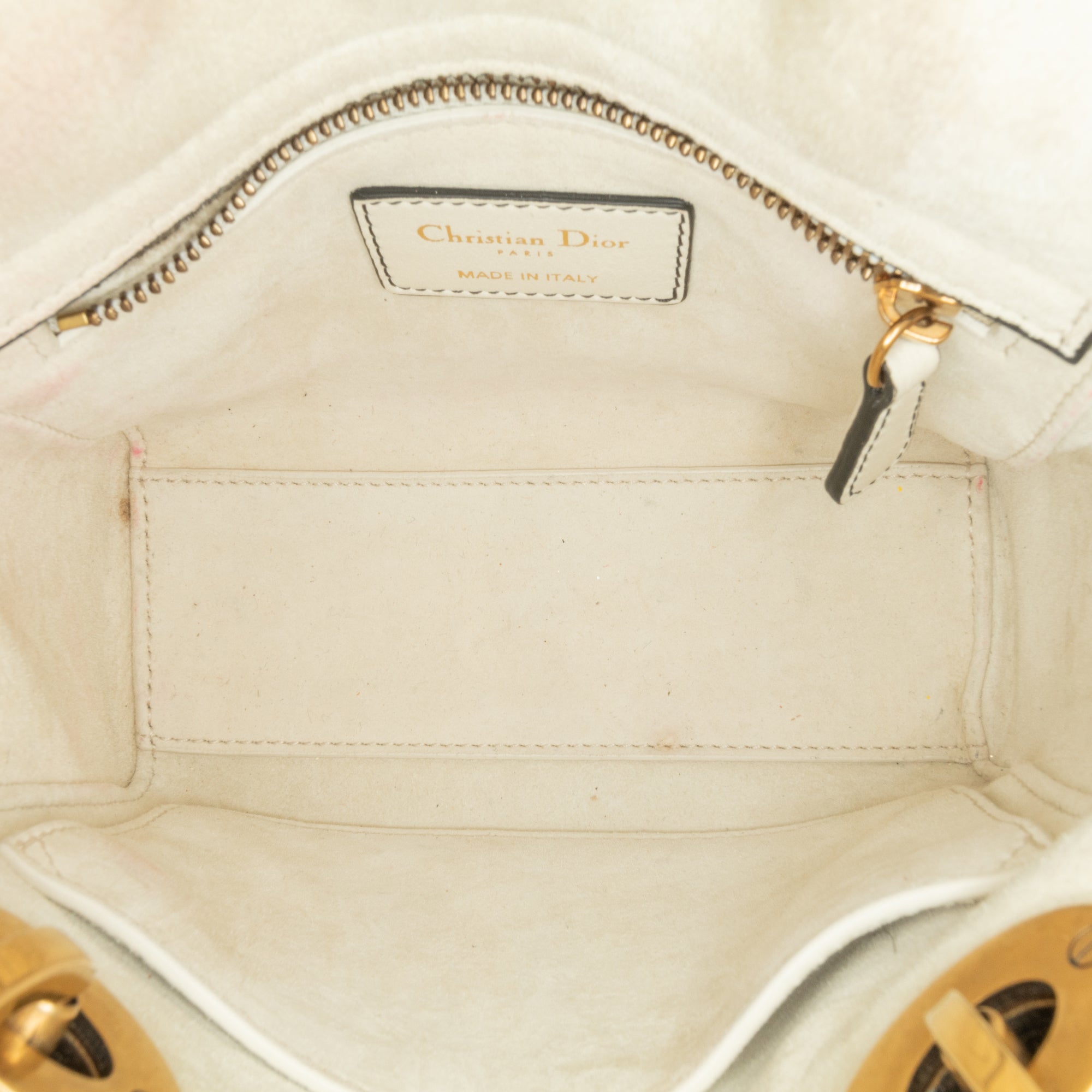 Dior | Pre-Owned Limited Edition Niki De Saint Phalle Mini Calfskin Dragon Lady | White